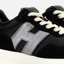 Sneakers Hogan H641 Noir Argente