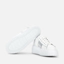 Sneakers Hogan H-Stripes Argente Blanc