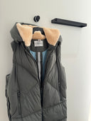 bodywarmer BLONDE N8 intérieur bleu ciel
