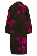 Manteau Come in pink/brown liv bergen
