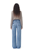 JEAN ANDI MID BLUE VINTAGE Ganni