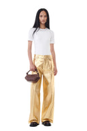Jean Gold Foil Wide Ganni