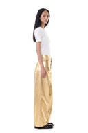 Jean Gold Foil Wide Ganni