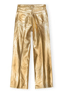 Jean Gold Foil Wide Ganni