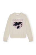 GRAPHIC SOFT WOOL MIX O-NECK