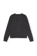 Pull Dark Grey Graphic Tiger Ganni