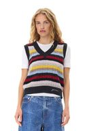 Gilet Striped Multicolour Ganni