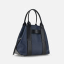 Sac Shopping Hogan Script Medium Bleu