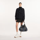 Sac Shopping Hogan Script Medium Bleu