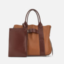 Sac Shopping Hogan Script Medium Marron