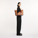 Sac Shopping Hogan Script Medium Marron