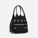 Sac Shopping Hogan Script Medium Noir Blanc Hogan