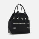 Sac Shopping Hogan Script Grande Noir Blanc Hogan