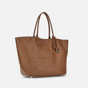 Hogan Address Shopping Bag Medium Brown