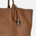 Hogan Address Shopping Bag Medium Brown
