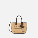 Sac Shopping Hogan Address Mini Marron Ivoire