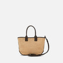Sac Shopping Hogan Address Mini Marron Ivoire