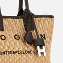 Sac Shopping Hogan Address Mini Marron Ivoire