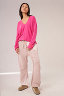 pantalon Hose Bleached in old rose liv bergen