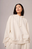 Hoodie Come in offwhite liv bergen