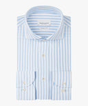 Blue Japanese knitted shirt Profuomo