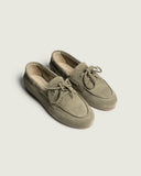 Posa Boat Loafer Suede Khaki