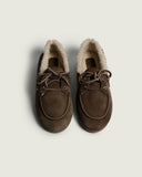 Chaussure Posa veg shearling dark brown