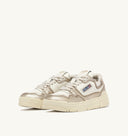 BASKET CLC LOW EN CUIR ET DAIM PLATINE
