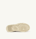 BASKET CLC LOW EN CUIR ET DAIM PLATINE