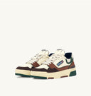 BASKET CLC LOW EN DAIM ET NABUK MARRON ET MILITARY