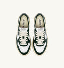 BASKET MEDALIST LOW BICOLOR EN CUIR BLANC ET MOUNTAIN
