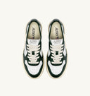 BASKET MEDALIST LOW BICOLOR EN CUIR BLANC ET MOUNTAIN