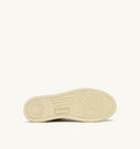 SNEAKERS MEDALIST BAS EN CUIR BLANC ET MOUNTAIN ET DAIM BEIGE