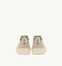 BASKET MEDALIST LOW EN CUIR ET DAIM BLANC ET OR
