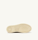 BASKET MEDALIST LOW EN CUIR ET DAIM BLANC ET OR