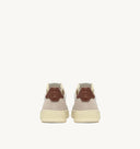 BASKET MEDALIST LOW EN CUIR ET DAIM BLANC ET MARRON