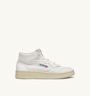 BASKET AUTRY MEDALIST MID EN NAPPA BLANC SUPER SOFT