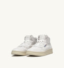 BASKET AUTRY MEDALIST MID EN NAPPA BLANC SUPER SOFT