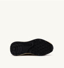 BASKET REELWIND LOW EN NYLON ET CUIR CRAQUELE PEPPER ET BLANC