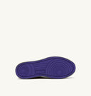 BASKET AUTRY MEDALIST LOW VINTAGE CUIR BLANC, VIOLET ET PLATINE