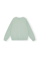 Sweat-shirt Mint Green Isoli Oversized Ganni