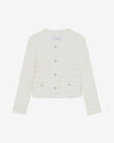 VESTE EN TWEED À FRANGES RACELI  iro