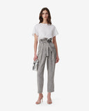 PANTALON COUPE CAROTTE EN LIN MÉLANGÉ ZINAH iro