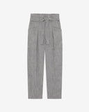 PANTALON COUPE CAROTTE EN LIN MÉLANGÉ ZINAH iro