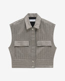 MALAK TWEED VEST iro