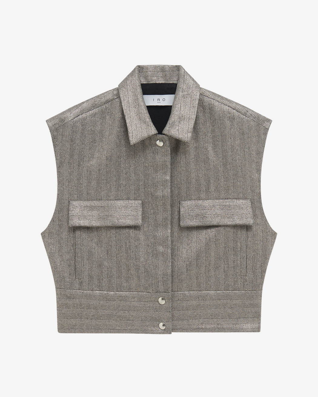 MALAK TWEED VEST iro— HENIN - Main Image