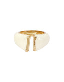 Bague laque écrue Olbia dear charlotte