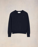 Pull Col Rond Ami de Coeur Ton-Sur-Ton