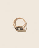 BAGUE BOWIE N°2 NOIR DIAMANT