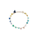 BRACELET COEUR EN OPALE MULTICOLORE mon precieux gem